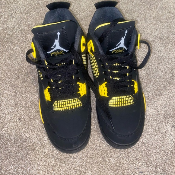 Black and Yellow Sneakers